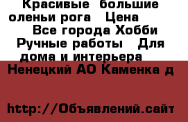 Красивые  большие оленьи рога › Цена ­ 3 000 - Все города Хобби. Ручные работы » Для дома и интерьера   . Ненецкий АО,Каменка д.